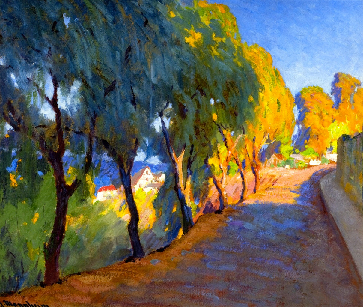 Along Linda Vista by Jean Mannheim,A3(16x12")Poster