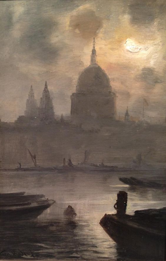 St Paul's from the River by George Hyde Pownall,16x12(A3) Poster