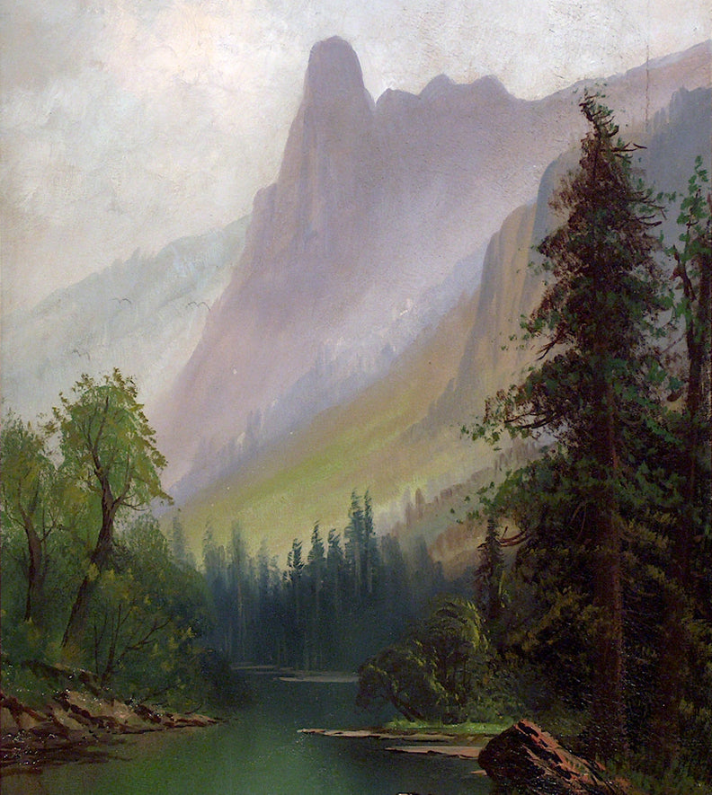 Sentinel Rock, Yosemite by William Weaver Armstrong,A3(16x12")Poster