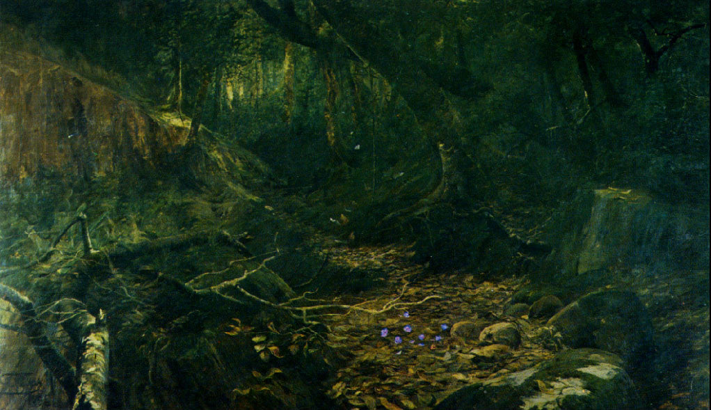 Backlands, vintage artwork by Antonio Parreiras, 12x8" (A4) Poster