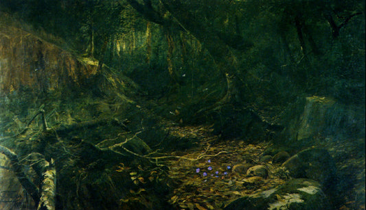 Backlands, vintage artwork by Antonio Parreiras, 12x8" (A4) Poster