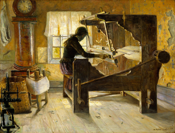 A Weaver by Gustav Wentzel,A3(16x12