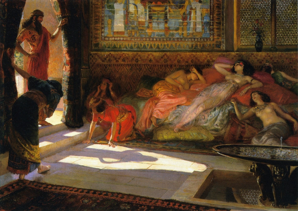 Hatem - Thebes XVIII Dynastie by Georges Antoine Rochegrosse,A3(16x12")Poster