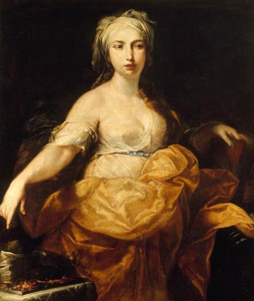 The Siby l of Cumes, vintage artwork by Giuseppe Maria Crespi, 12x8" (A4) Poster