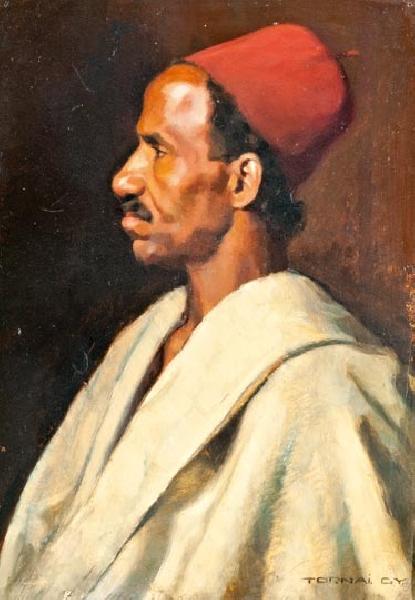 Man from Fez (Fezes ferfi) by Gyula Tornai,A3(16x12")Poster