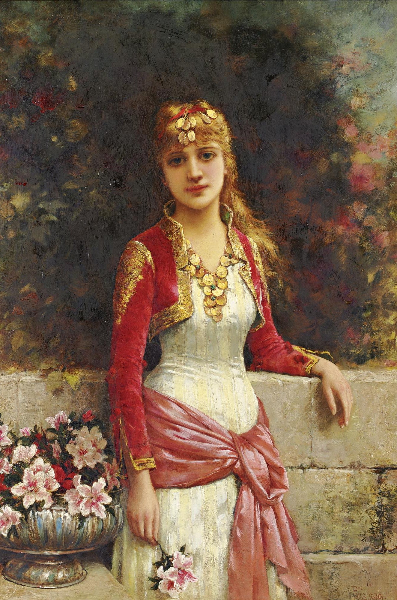 The Young Beauty by Emile Eisman-Semenowsky,A3(16x12")Poster