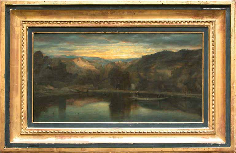 Jesus on the Lake at Nazareth, vintage artwork by Alexandre-Gabriel Decamps, A3 (16x12") Poster Print