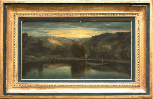Jesus on the Lake at Nazareth, vintage artwork by Alexandre-Gabriel Decamps, A3 (16x12") Poster Print