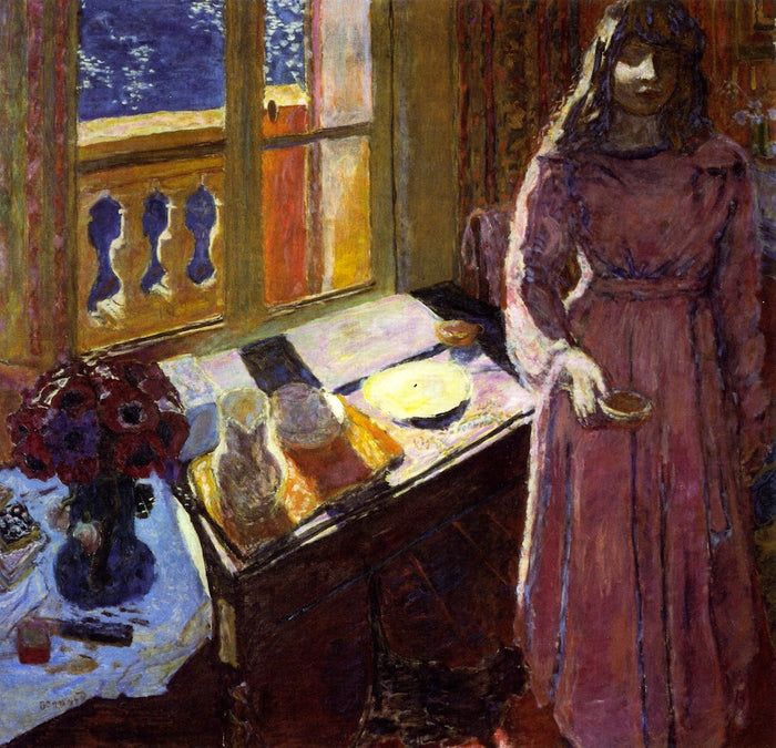 The Bowl of Milk by Pierre Bonnard,A3(16x12