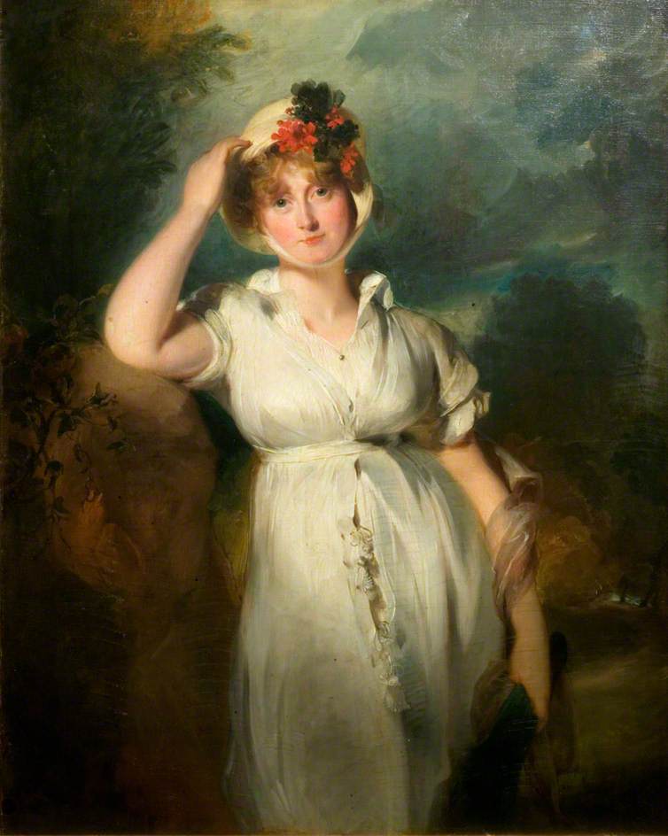 Caroline of Brunswick (1768-1821), Queen of George IV, vintage artwork by Thomas Lawrence, 12x8" (A4) Poster