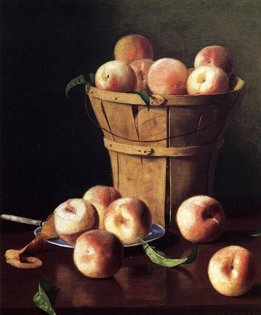 Still Life - Peaches by Thomas Cromwell Corner,A3(16x12")Poster