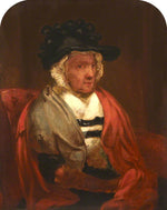 Mrs Charles Wesley in Old Age, vintage artwork by Attributed to John Russell, 12x8" (A4) Poster