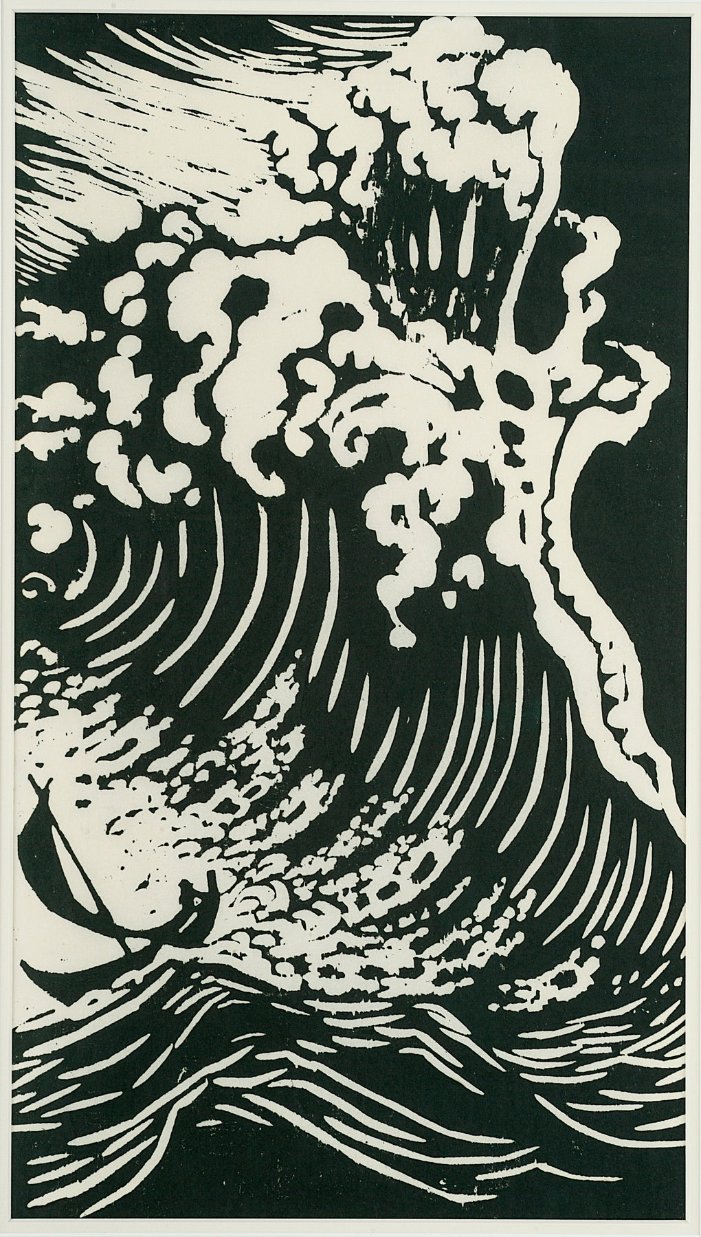 The Big Wave, vintage artwork by Nicolai Astrup, 12x8" (A4) Poster