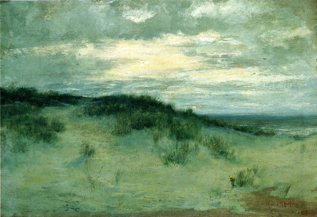 The Sand Dunes, vintage artwork by Homer Dodge Martin, 12x8" (A4) Poster