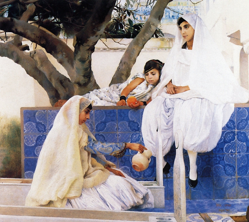 Friday at Sidi Abd-er-Rahman by Paul-Alexandre-Alfred Leroy,A3(16x12")Poster