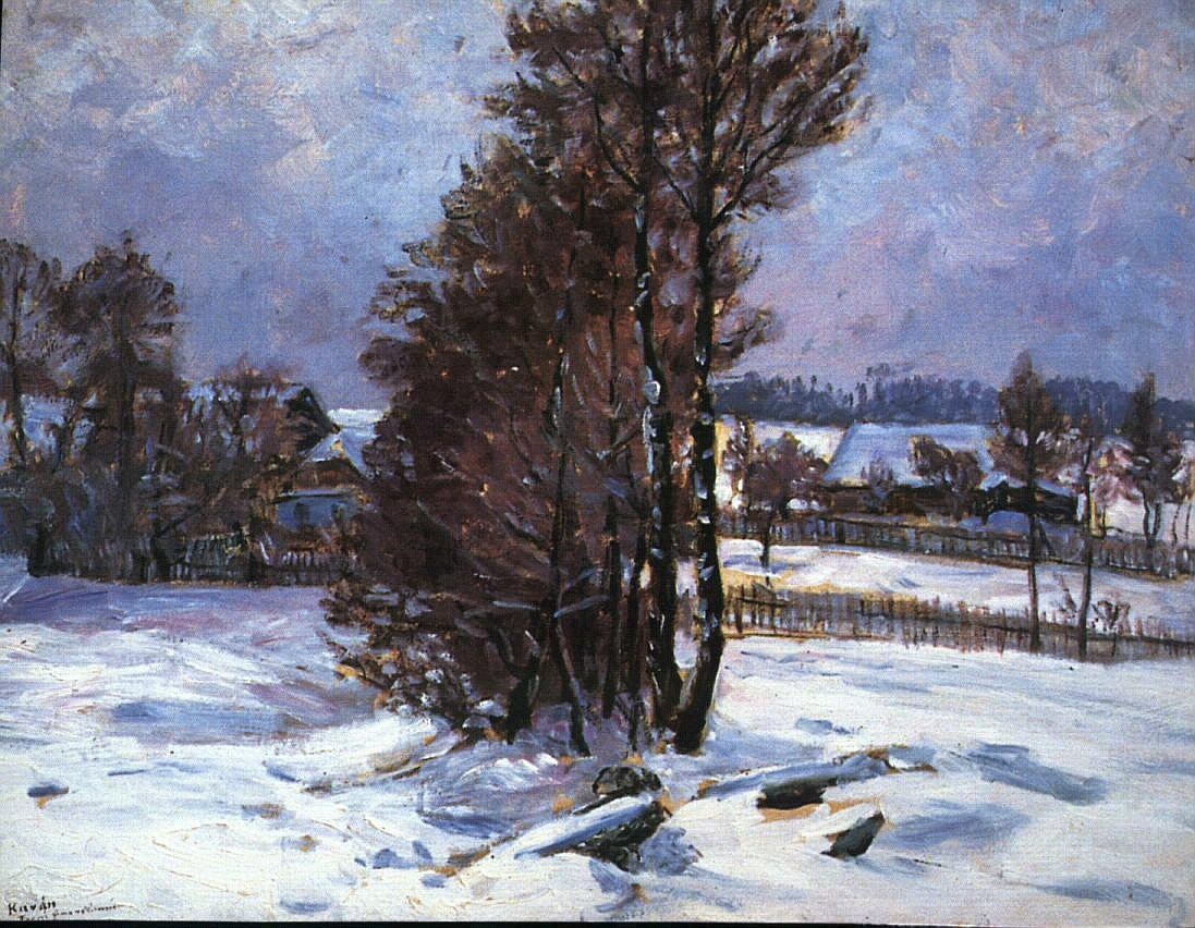 A Winter at Vítanov by Frantis¡ek Kavan,A3(16x12")Poster