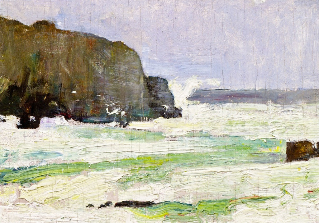 Cliff and Sea, Ogunquit by Emil (Soren Emil) Carlsen,A3(16x12")Poster