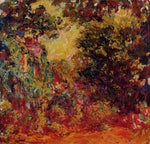 The Artist's House Seen from the Rose Garden, vintage artwork by Claude Monet, 12x8" (A4) Poster