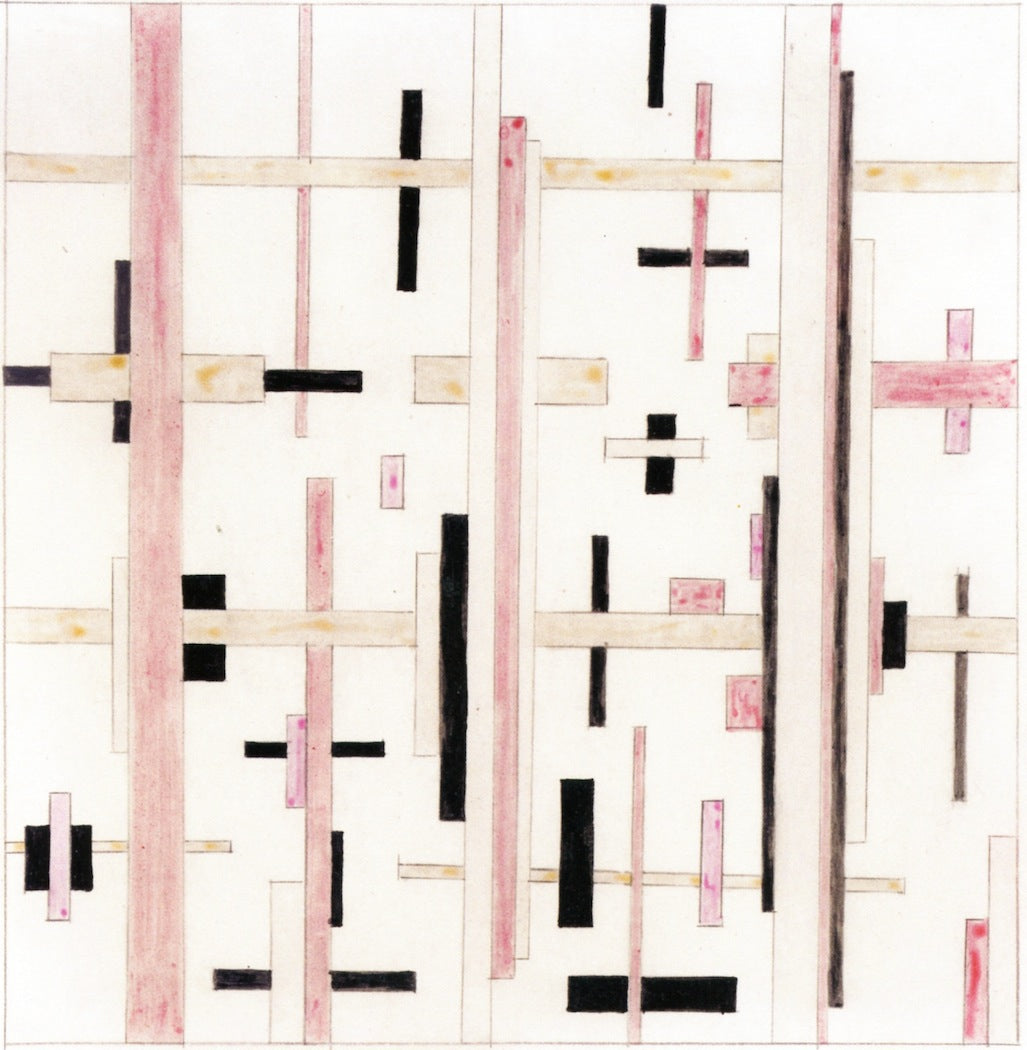 Suprematist Composition by Nina Osipovna Kogan,16x12(A3) Poster