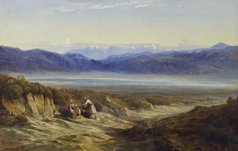 Thermopylae, vintage artwork by Edward Lear, A3 (16x12") Poster Print