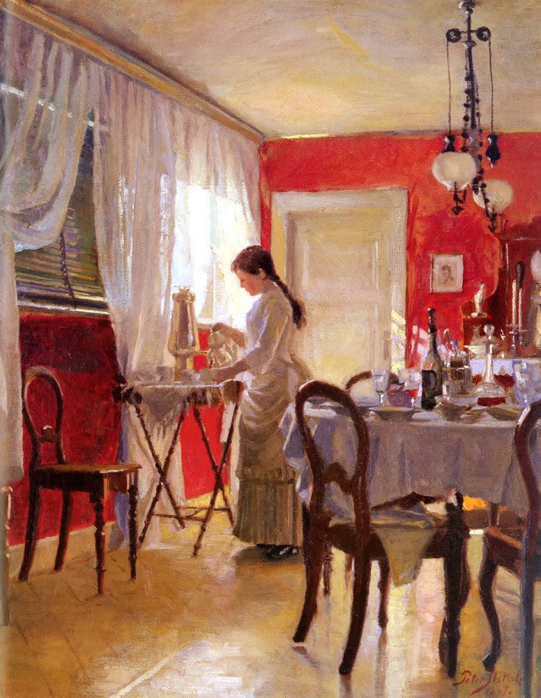 The Dining Room by Peter Ilsted,A3(16x12")Poster