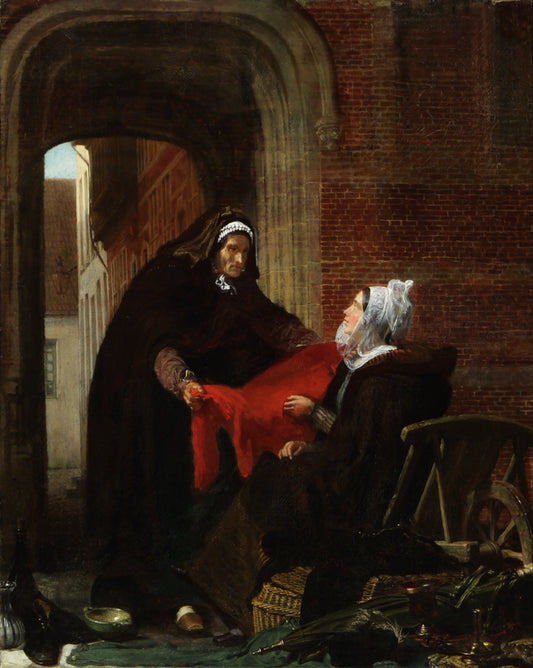 A Bargain, vintage artwork by Sir Lawrence Alma-Tadema, 12x8" (A4) Poster