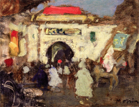 A Gate in Tangier by James Wilson Morrice,A3(16x12")Poster