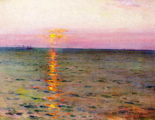 Marine Sunset, vintage artwork by William Blair Bruce, 12x8" (A4) Poster