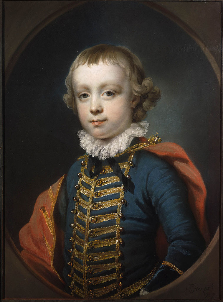 Francis Vernon, vintage artwork by Francis Cotes, R.A., 12x8" (A4) Poster