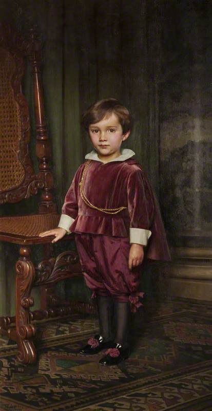 Master Coleridge Hills, vintage artwork by William Logsdail, 12x8" (A4) Poster