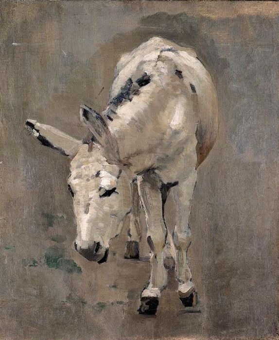Donkey Study by Ferdinand Hodler,A3(16x12")Poster