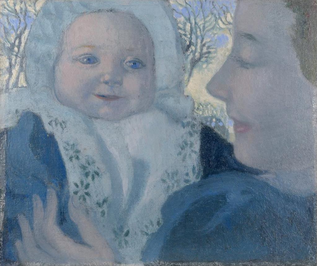 Bernadette and her mother by Maurice Denis,A3(16x12")Poster