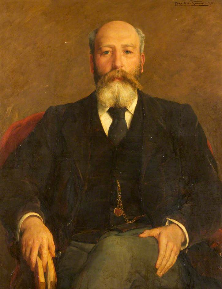 Edward Pritchard Martin, vintage artwork by Frank William Topham, 12x8" (A4) Poster