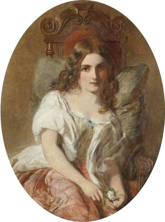 Nora Creina, vintage artwork by William Powell Frith, A3 (16x12") Poster Print