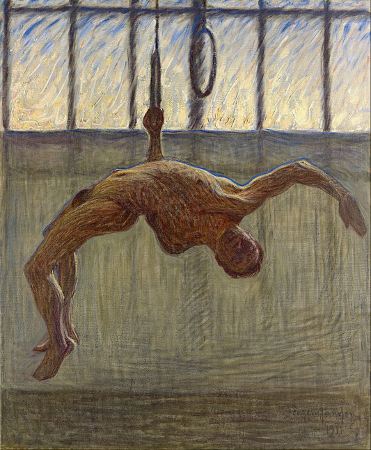 Ring gymnast by Eugene Jansson,A3(16x12")Poster