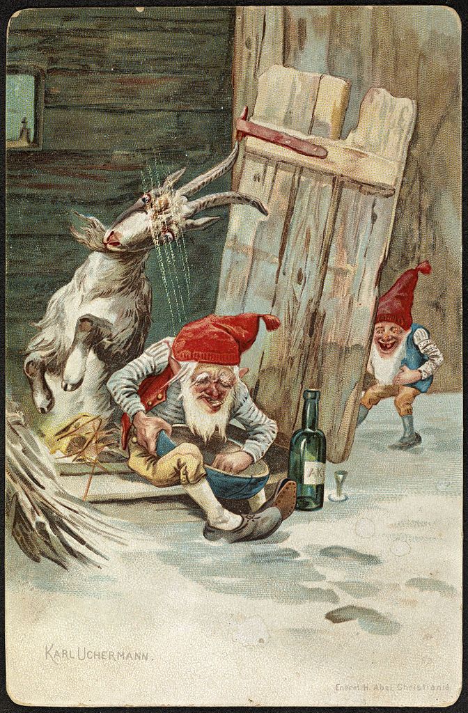 Christmas Card by Karl Kristian Uchermann,A3(16x12")Poster