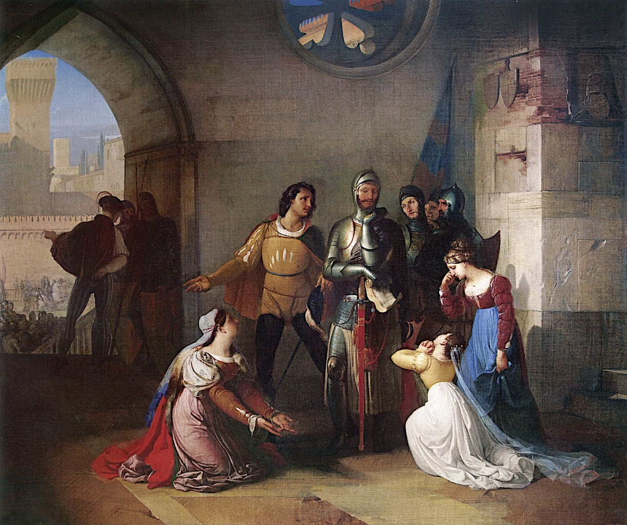 Pietro Rossi..., vintage artwork by Francesco Paolo Hayez, A3 (16x12") Poster Print