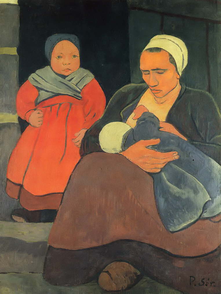 Bretonne allaitant by Paul Serusier,A3(16x12")Poster
