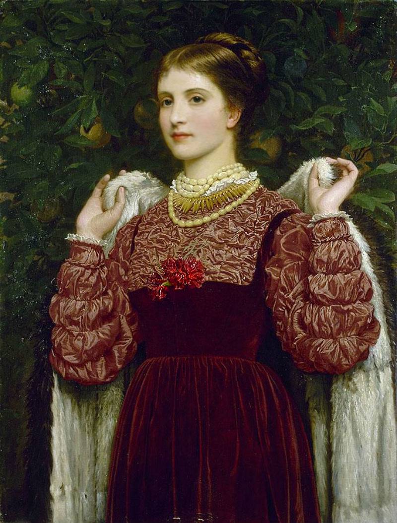 Dressing up, vintage artwork by Charles Edward Perugini, 12x8" (A4) Poster