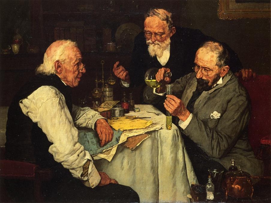 The Chemists by Louis Charles Moeller,A3(16x12")Poster
