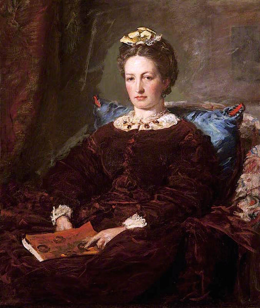 Effie Millais, nee Gray, vintage artwork by Sir John Everett Millais, 12x8" (A4) Poster