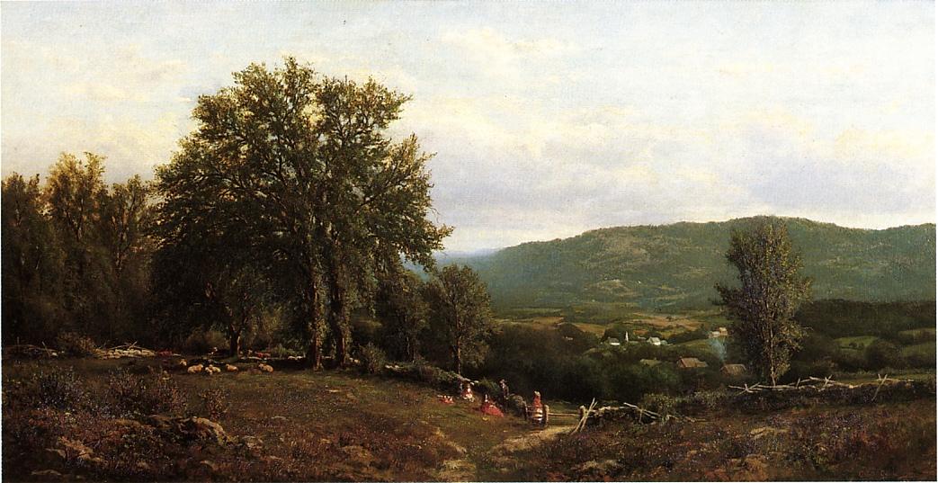 Among The Shawangunk, vintage artwork by John Clinton Ogilvie, 12x8" (A4) Poster