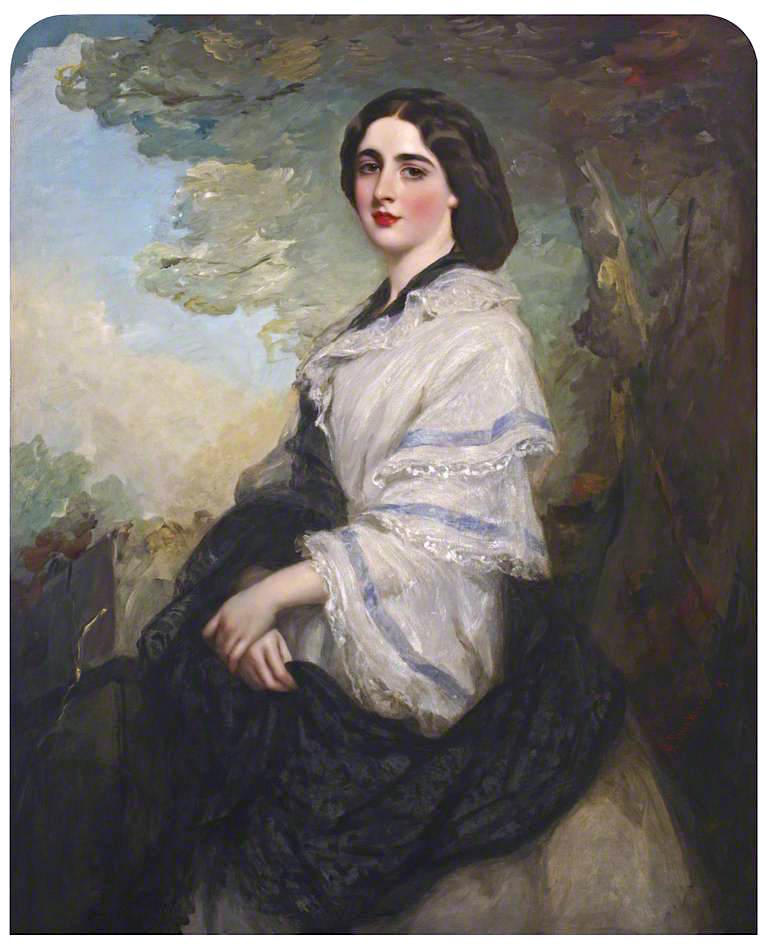 Georgina Lopes, vintage artwork by Richard Buckner, A3 (16x12") Poster Print