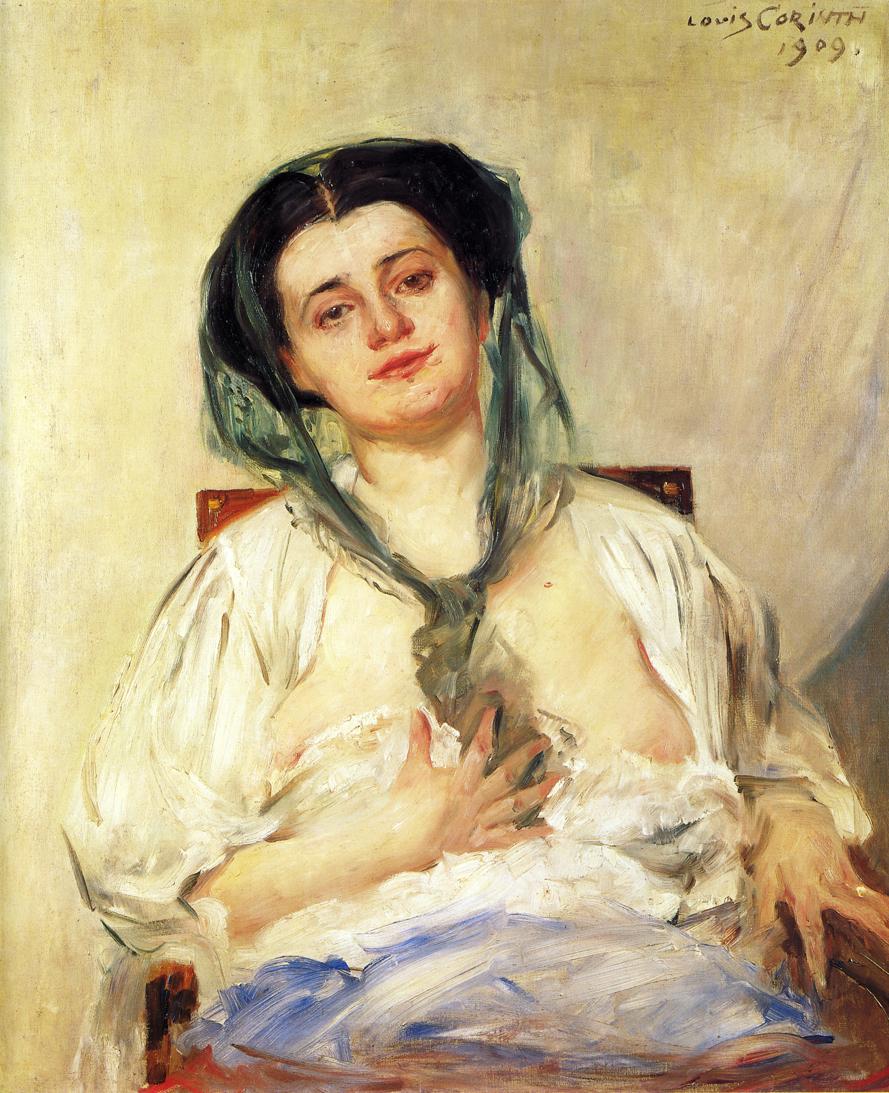 Donna Gravida by Lovis Corinth,A3(16x12")Poster