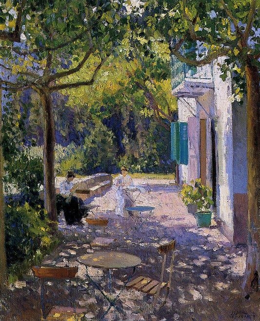 Sunny Study, vintage artwork by Nikolai Klodt, 12x8" (A4) Poster