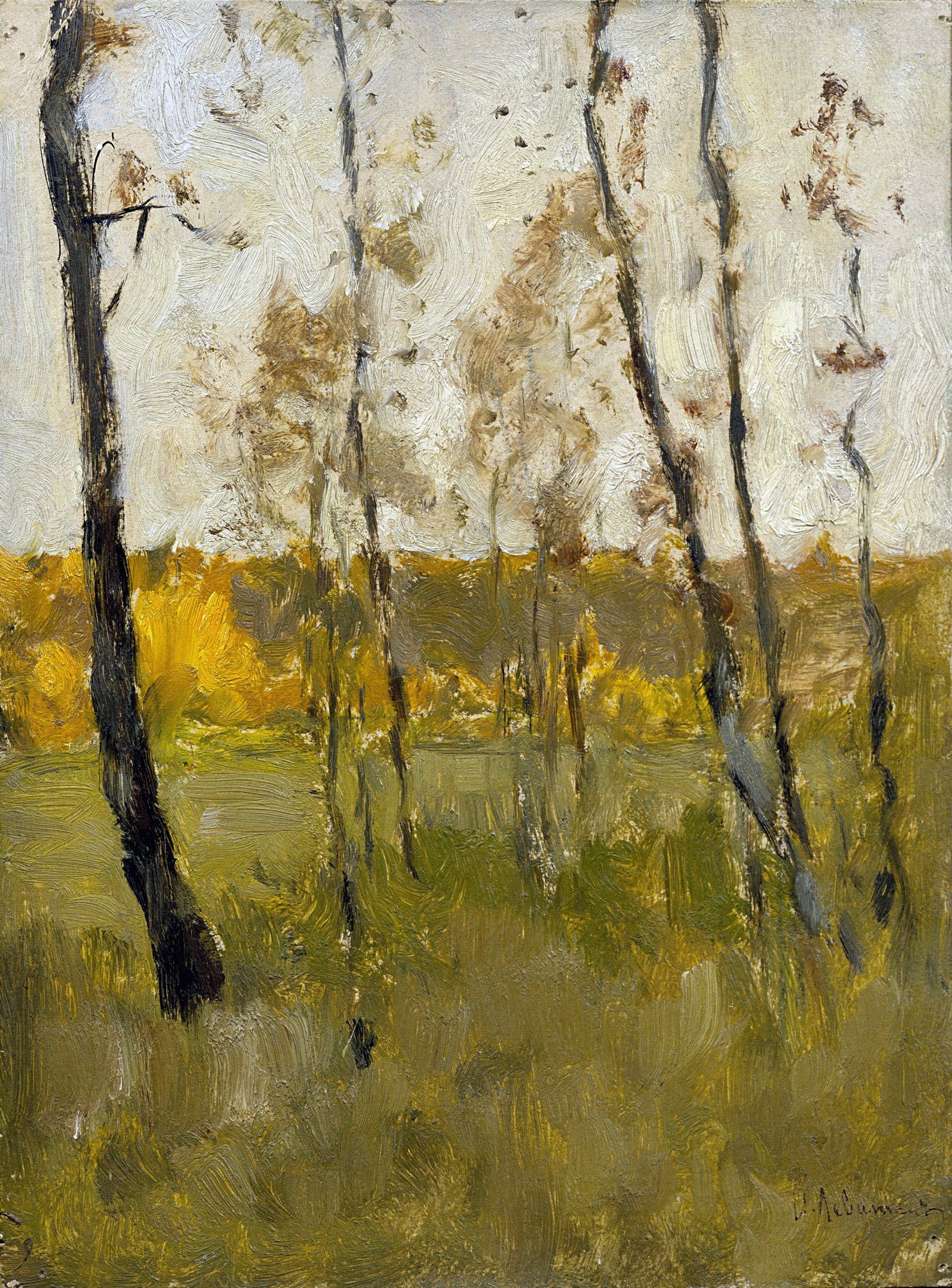 Autumn. Study by Isaak Levitan,A3(16x12")Poster