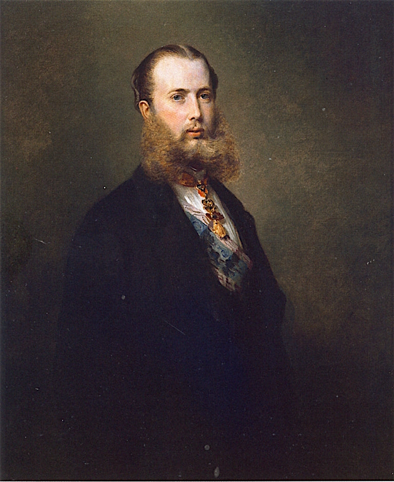Maximilian, Emperor of Mexico, vintage artwork by Franz Xavier Winterhalter, A3 (16x12") Poster Print