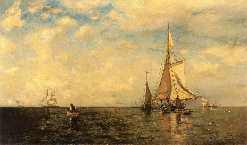 A Spring Morning, vintage artwork by Arthur Quartley, 12x8" (A4) Poster