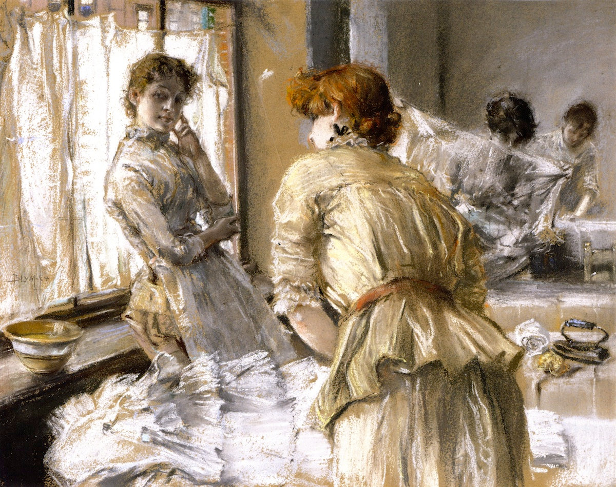 In the Laundry by Robert Frederick Blum,A3(16x12")Poster