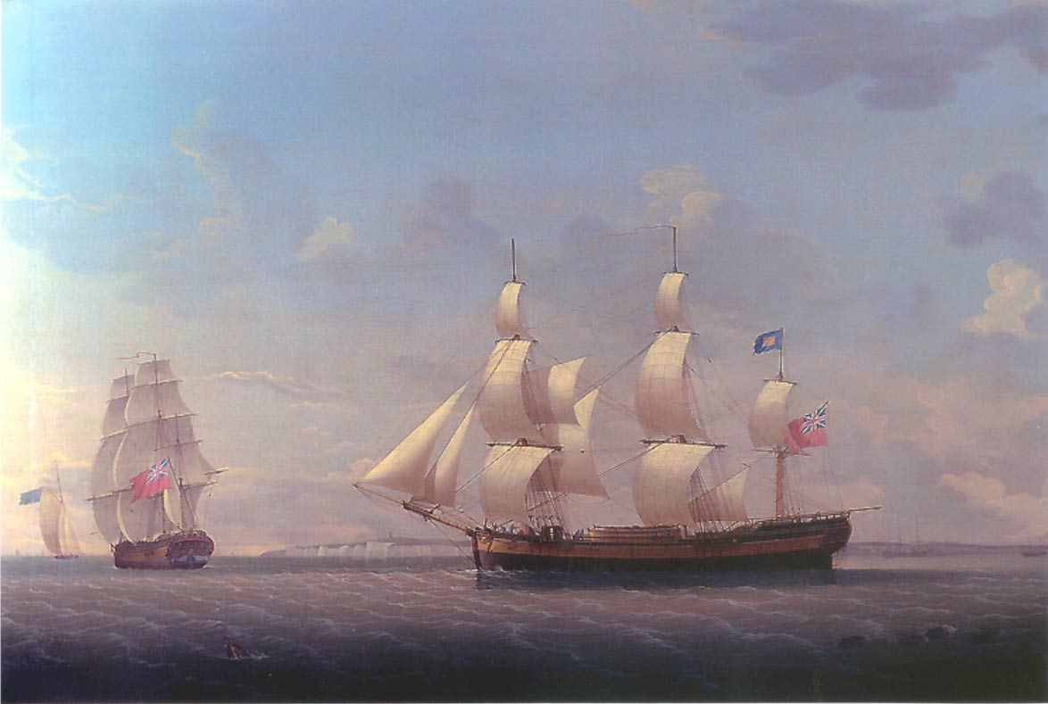 The Estridge off Dover, vintage artwork by Robert Salmon, 12x8" (A4) Poster